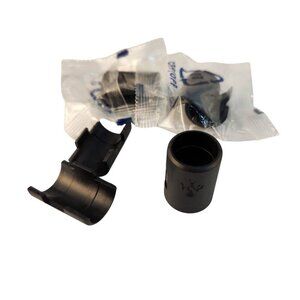 Wire Shelf Lock Clips 4 Pairs Brackets Split Sleeves Plastic For 1" Diameter Pos